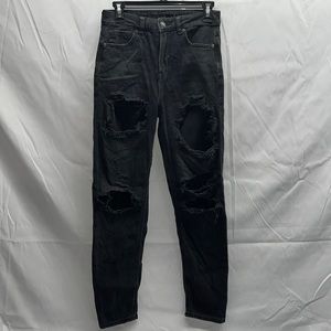 American Eagle - Highly Distressed Jeans -  Size 0 Regular